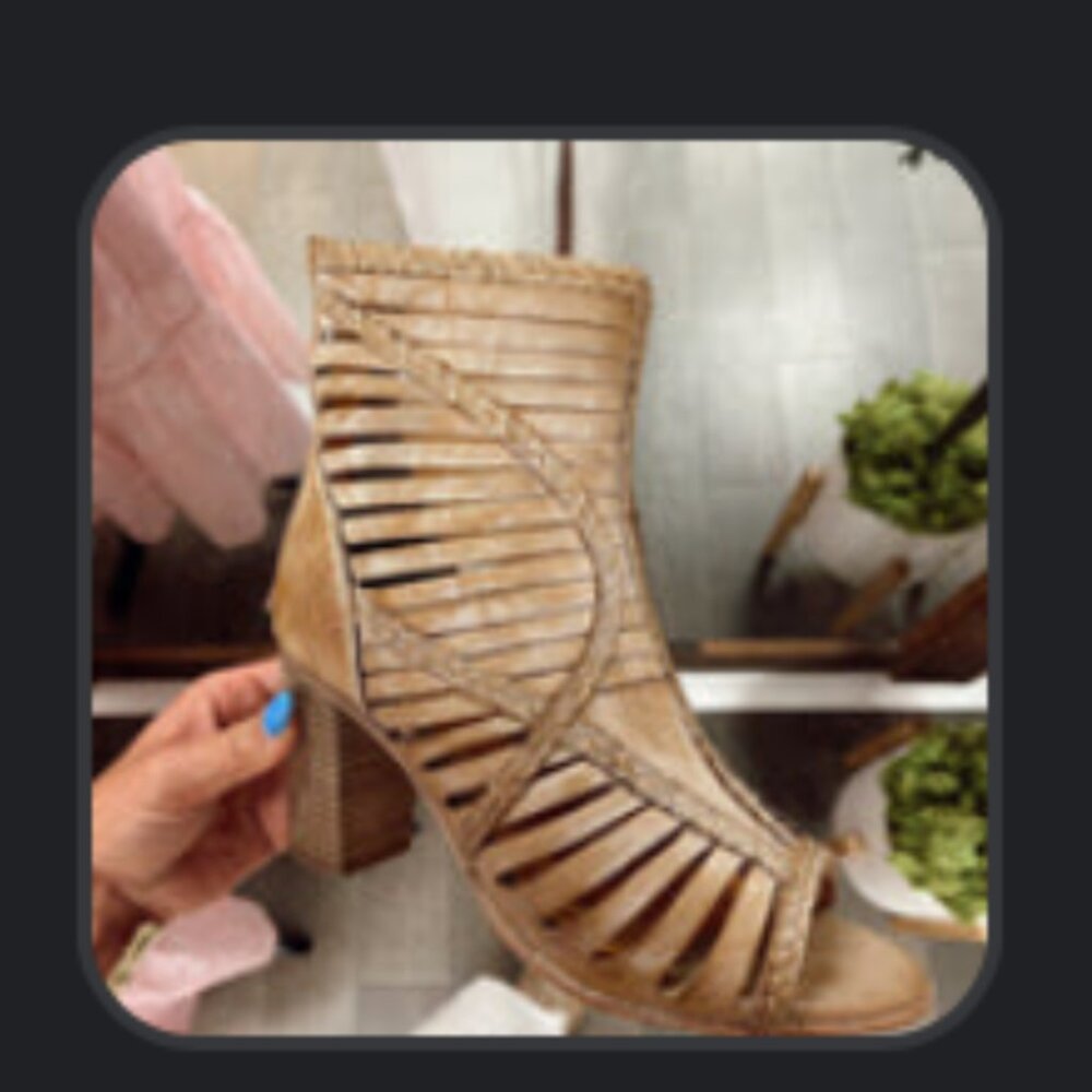 Brand New Diba True Pecan Roc Leather Sandals